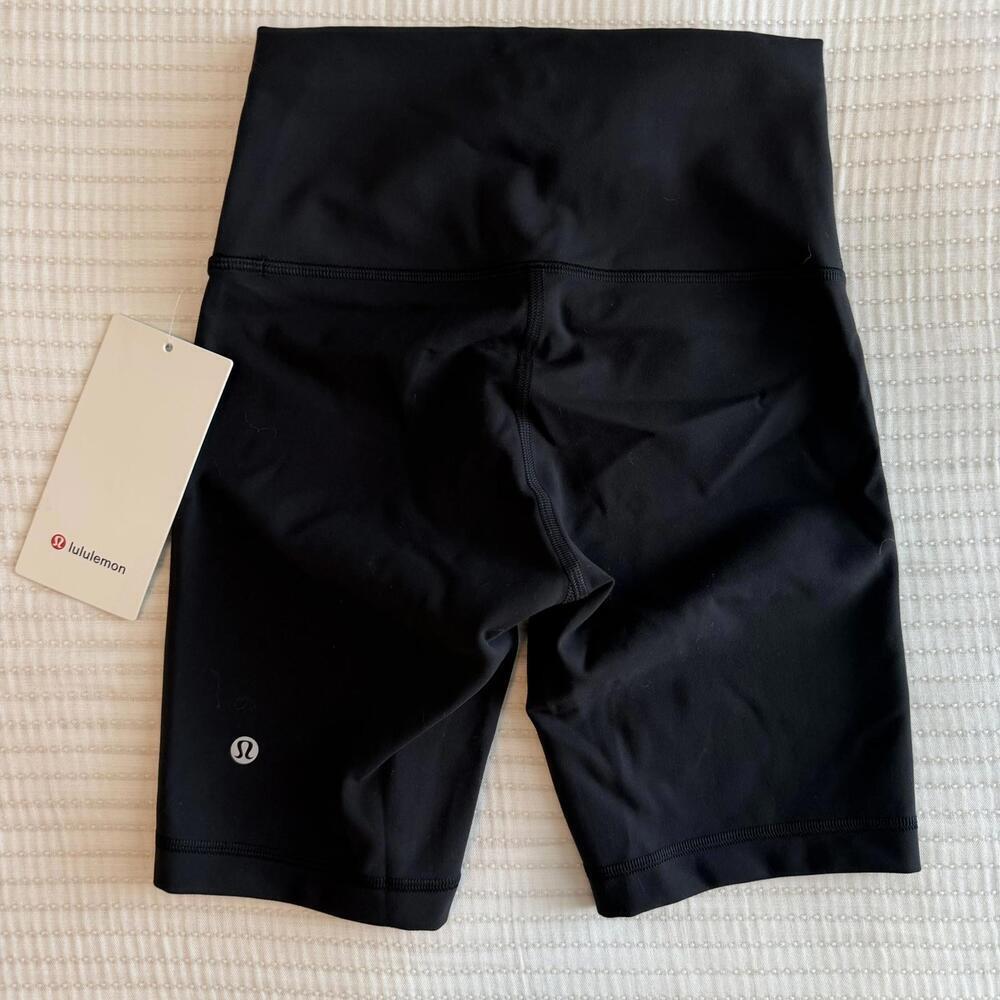 NWT Lululemon Wunder Train High-Rise Short 8" Black Size 4 - Picture 4 of 8